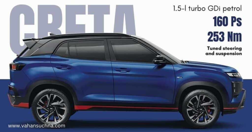 Hyundai Creta N Line के फीचर